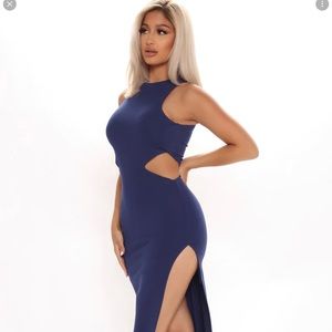 Fashion Nova busy with you maxi dress